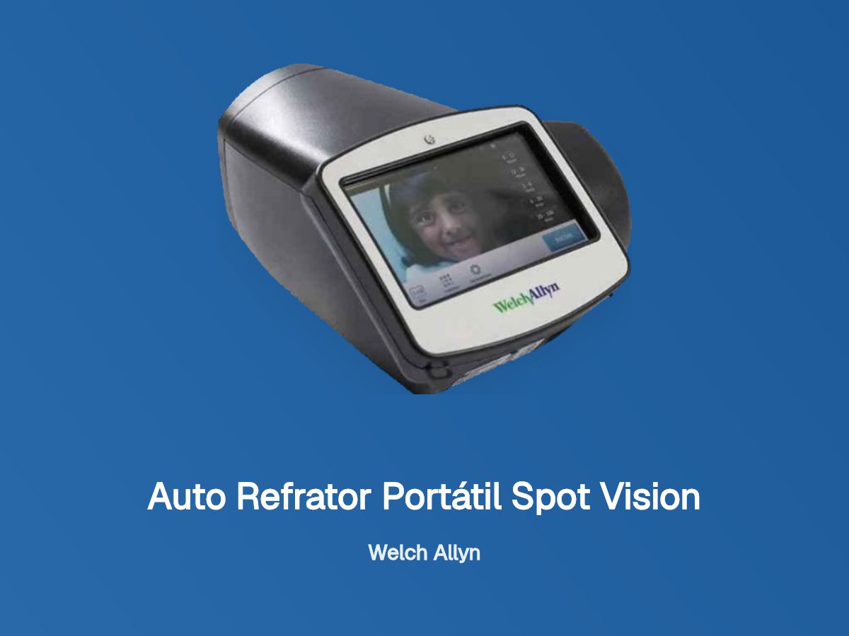 Auto Refrator Portátil Spot Vision